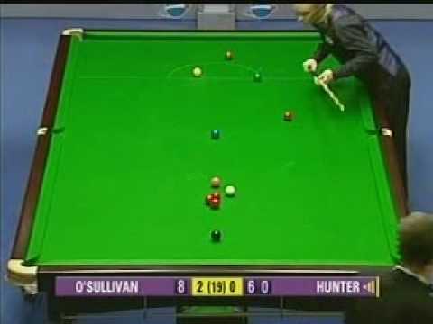 Paul Hunter break 117 at The Master 2004