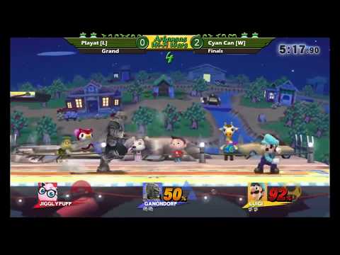 Arkansas Wi-Fi Wars Vol. 4 Smash 4 GF, Playat [L] (Ganon) vs Cyan Can (Luigi)