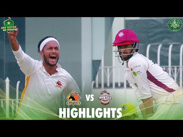 Full Highlights | Sindh vs ATF Southern Punjab | Day 4 | Quaid-e-Azam Trophy 2022-23 | PCB | MA2L