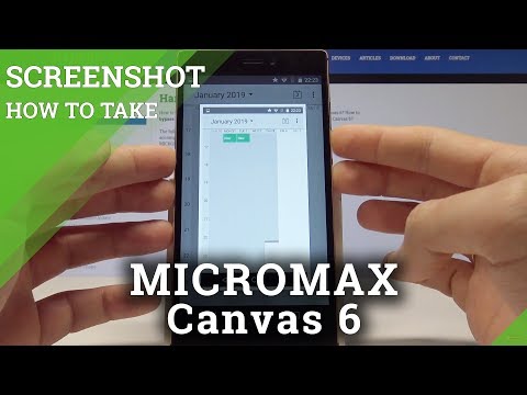 How to Take Screenshot on MICROMAX Canvas 6 - Capture Screen Methods