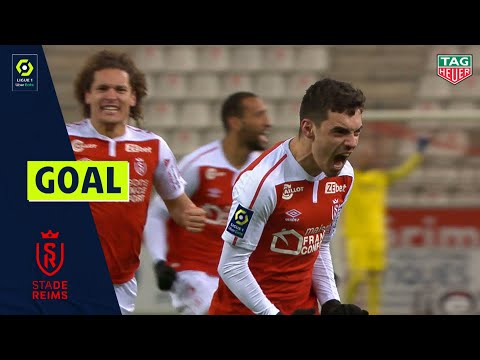 Goal Mathieu CAFARO (58' - STADE DE REIMS) STADE DE REIMS - AS SAINT-ÉTIENNE (3-1) 20/21