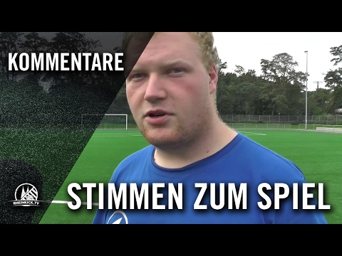 K. Chatta (Interimstrainer SV Agrippia Germania) und K. Bauer (Co-Trainer TuS Stammheim) - Stimmen