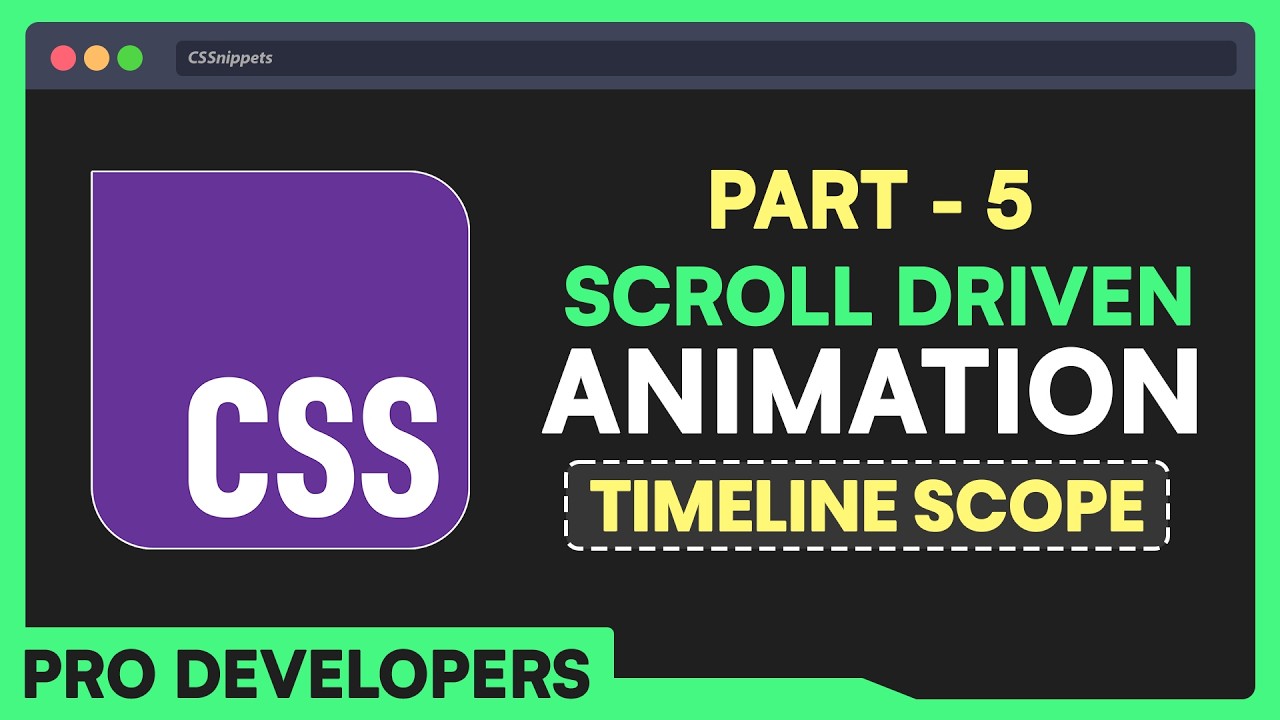 🔧 Fix Scroll Animation Issues Using CSS Timeline Scope 🎬