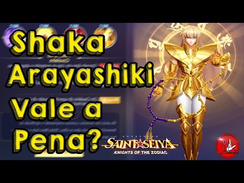 REVIEW SHAKA ARAYASHIKI - VALE A PENA? - Saint Seiya Awakening KOTZ