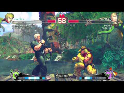 SSF4 [A vs A]: Banana Ken PR(#1 Ken) vs Dh3W Z(#25 Cody) Ep.311 - HD 720p