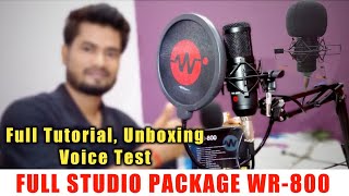 Video thumbnail for Unboxing and Review Wright Wr-800 Condenser Mic| Mobile Voice Test| Wr 800 microphone Full Package. by Tech Angle 360