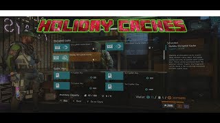 New Holiday Encrypted Cache The Division 1.8