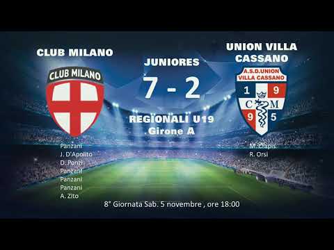 HIGHLIGHTS CENTONZA(2) CLUB MILANO-UNION VILLA CASSANO