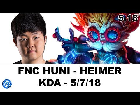 FNC Huni - Heimerdinger vs Fiora - Kr SoloQ