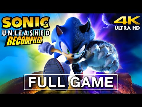 Sonic Unleashed Recompiled PC Port - Full Gameplay Walkthrough (4K HDR 60FPS) No Commentary