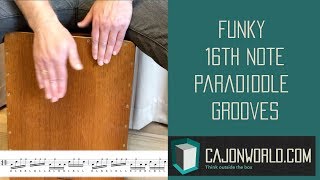 Funky 16th Note Paradiddle Grooves