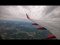 HD FULL FLIGHT Nashville BNA Ft Myers RSW Southwest Airlines Boeing 737 7H4 N711HK