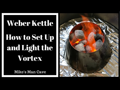 How to Set Up and Light the Vortex - Weber Kettle Video