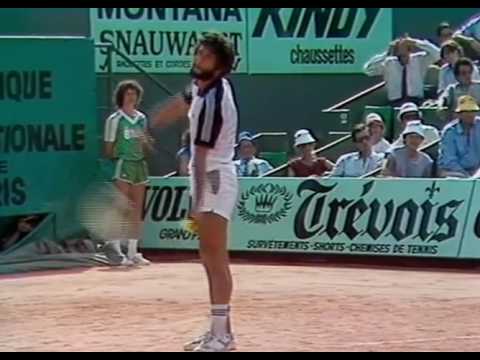 French Open 1982 QF Jose Higueras v Jimmy Connors part 2