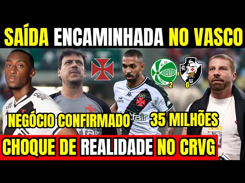 URGENT! DEPARTURE SET FORWARD AT VASCO! POST-GAME JUVENTUDE 2 X 0 VASCO! DEAL CONFIRMED!