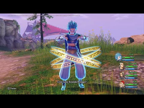 DQ11S - Act 1 Erik build comparison (swords, magical / boomerangs)