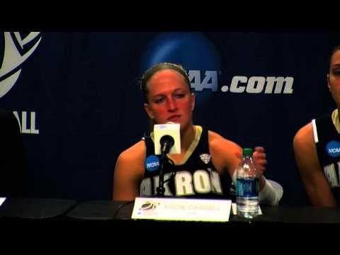 Akron Women's Basketball NCAA Tournament Round 1 Loss To Purdue Press Conference