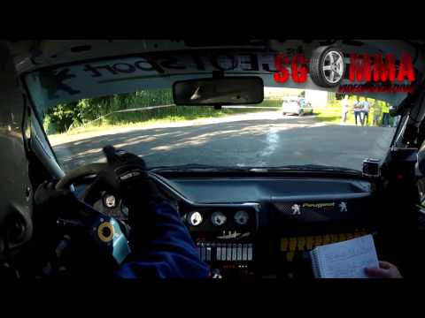 34° rally di Casciana terme 2016 cameracar Profetti-Mariotti Peugeot 106