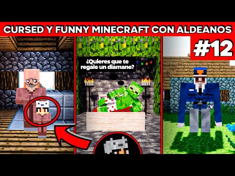 LuisLucho Minecraft -  Cursed and funny Minecraft but the Villagers think and are bizarre!  #12
