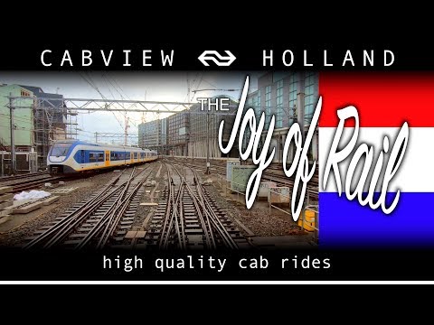 Timelapse at Amsterdam Central Station - Weesp CABVIEW HOLLAND SLT 14nov 2019
