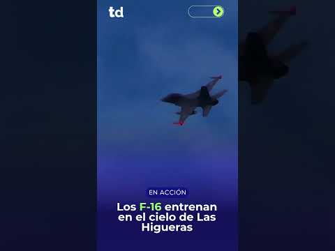 ✈️ ASÍ ENTRENAN LOS F-16 EN EL CIELO DE LAS HIGUERAS