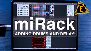 Video thumbnail for miRack - Adding Drums and Delay! - Beginner Friendly Tutorial! by Electronisounds Audio
