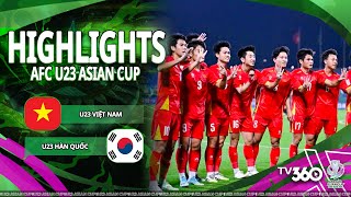 HIGHLIGHTS U23 VIỆT NAM VS U23 HÀN QUỐC: LỪNG LỮNG VIỆT NAM, KẾT QUẢ ĐẦY MỸ MÃN | U23 CHÂU Á 2026