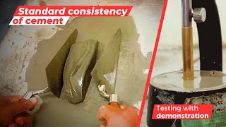 Standard Consistency Test of Cement