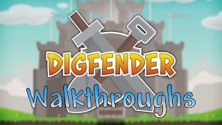 Digfender Walkthroughs ★ Level 01 ★ Treasure Map