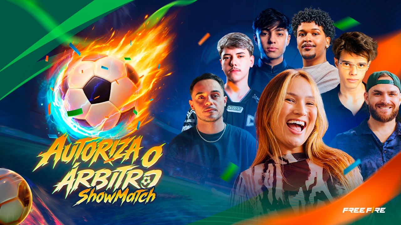 SHOWMATCH AUTORIZA O ÁRBITRO - ACOMPANHE AO VIVO! ⚽ | FREE FIRE BRASIL