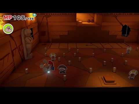 How to solve 'A Star lights your Way...' Puzzle in Tomb of Shrooms in Paper Mario The Origami King