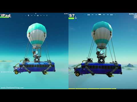 iPad Pro 2020 VS Galaxy TAB S7 - Fortnite gameplay and picture quality