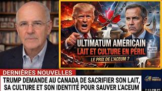 Trump demande au Canada de sacrifier son lait, sa culture et son identité pour sauver l'ACEUM