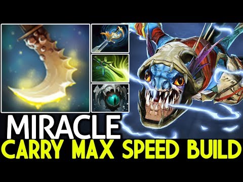 MIRACLE [Slark] Forgotten Carry Max Speed Build Insane Plays 7.22 Dota 2
