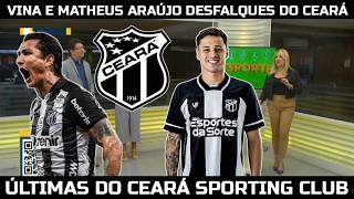 VINA E MATHEUS ARAÚJO PODEM SER DESFALQUES PARA OS PRÓXIMOS JOGOS