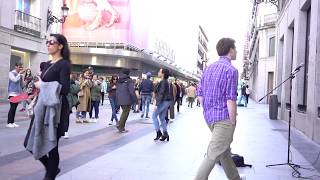 Damien @damion_frost at calle Preciados, Madrid 2/2