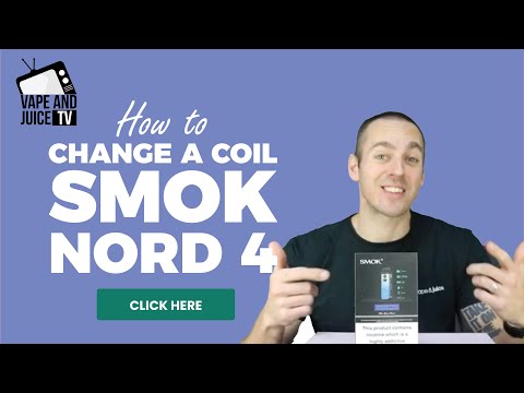 Part of a video titled How To Change Smok Nord 4 Coil - [IDIOT PROOF] - YouTube