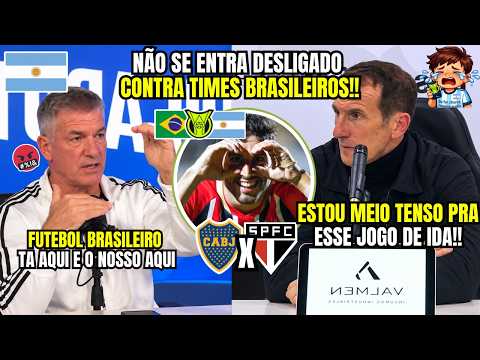 MÍDIA ARGENTINA FICA EM PÂNICO COM O SÃO PAULO ANTES DO BOCA JUNIORS NA SUL-AMERICANA