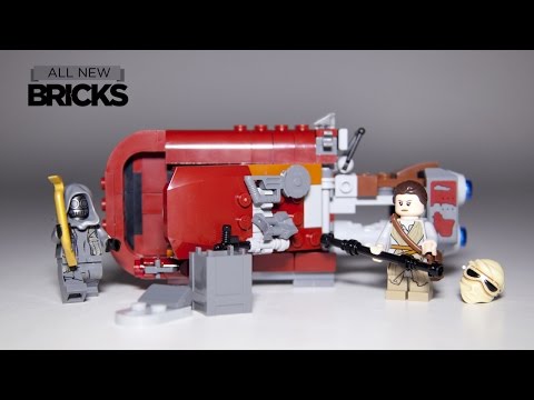 Vidéo LEGO Star Wars 75099 : Le Speeder de Rey