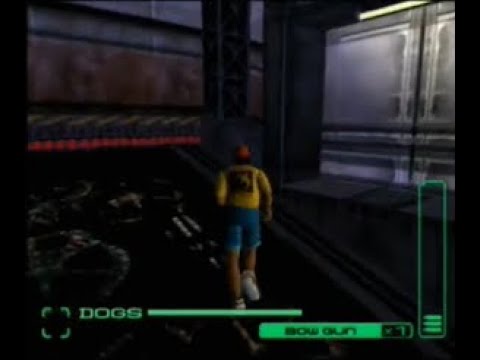 [Glitch?] Player weirdly respawns standing behind Shuttle fire explosion - Blue Stinger (Dreamcast)