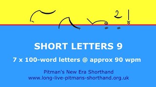 Short Letters 9 - Pitman's New Era Shorthand Dictation
