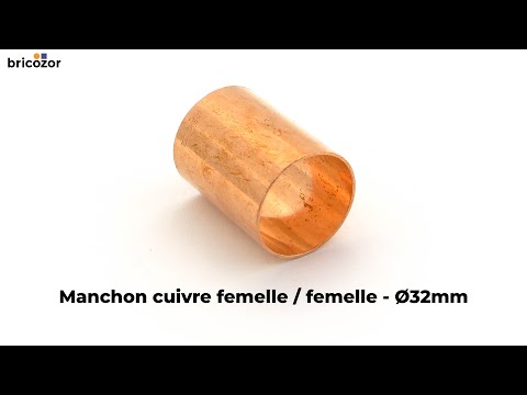 Manchon cuivre femelle / femelle BRICOZOR