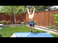 Dual Dumbbell Hang Power Clean and Jerk
