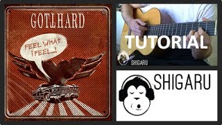 How to Play "Feel What I feel" by Gotthard (Guitar Tutorial / Lesson - Beginners/ Intermediate)