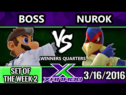 S@X 141 - TCG | Boss (Dr.Mario) Vs. Nurok (Falco)  SSBM Winners Quarters - Smash Melee