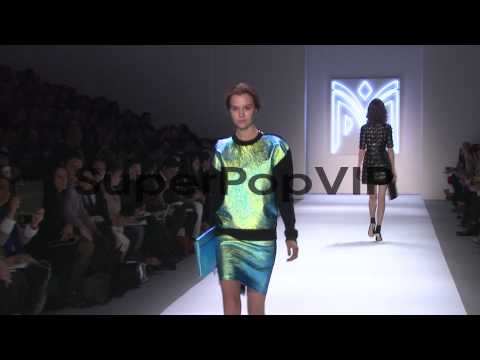 Models walk the runway during Milly by Michelle Smith - F...