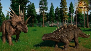 Forest Dino Park in the Desert?🌲🦕 | Styracosaurus & Polacanthus Arrive in Arizona! 🏜️ #jwe2 #gaming