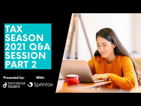 Tax Season 2021 Question & Answer Session Part 2