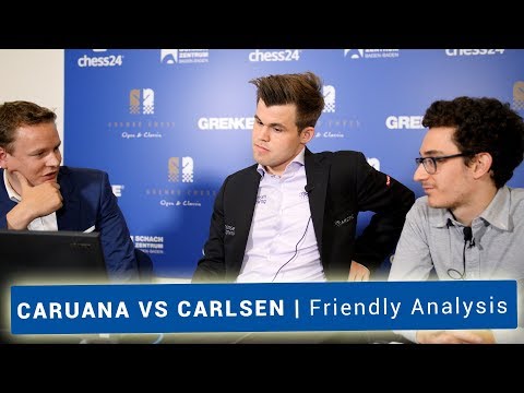 Fabiano Caruana and Magnus Carlsen | Friendly Analysis with Jan Gustafsson