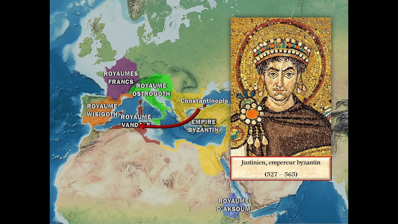 L'apogée de l'empire byzantin (de 476 à 641)